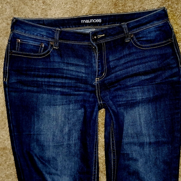 Maurices Jeans Size 13/14 Curvy Bootcut EUC - Picture 5 of 11